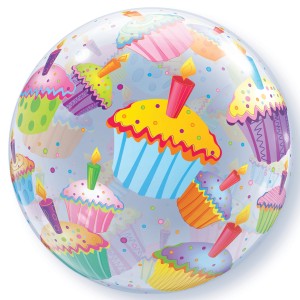 Palloncino Bubble piatto Cupcake