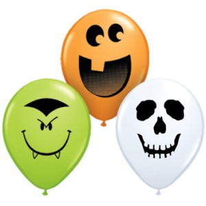 100 piccoli Palloncini Halloween (12 cm)