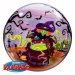 Palloncino Bubble piatto Halloween Strega. n°2