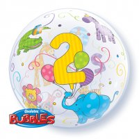 Palloncino Bubble piatto 2 Anni