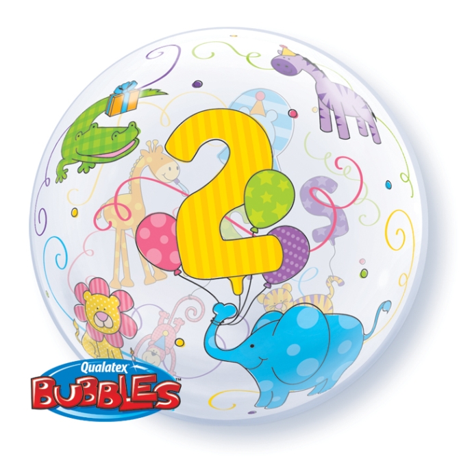 Palloncino Bubble piatto 2 Anni 