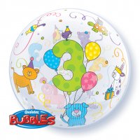 Palloncino Bubble piatto 3 Anni