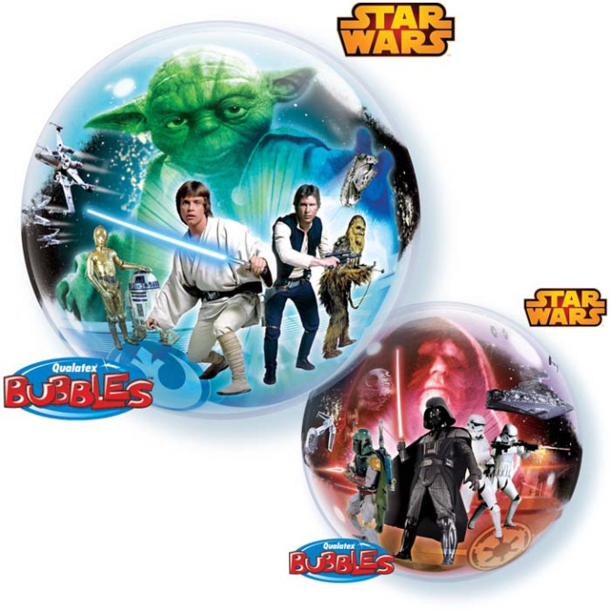 Palloncino Bubble piatto Star Wars 