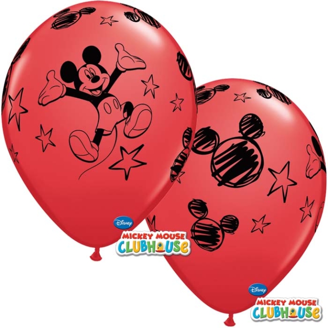 6 Palloncini Mickey 