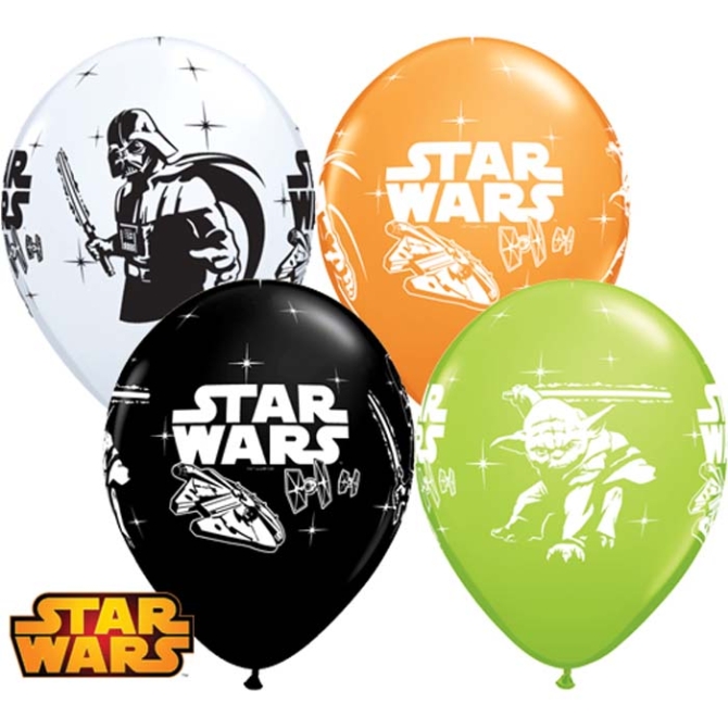 6 Palloncini Star Wars 