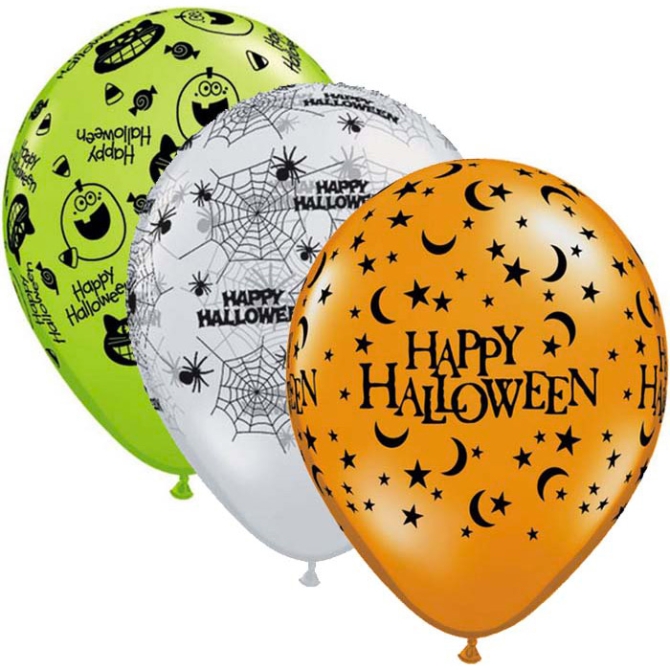 25 Palloncini Halloween Trio 