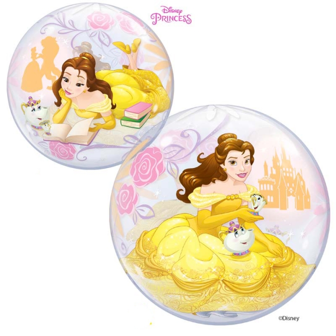 Palloncino Bubble piatto Principessa Disney Bella 