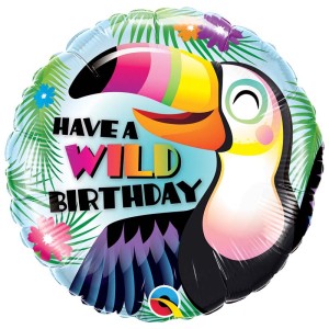 Palloncino piatto Tucano Wild Birthday