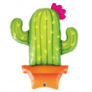 Palloncino gigante Cactus fiorito (99 cm)