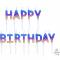 Candele Happy Birthday Raimbow sfumato images:#0