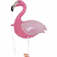 Palloncino Fenicottero rosa Camminatore - 99 cm