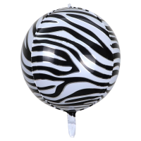 Palloncino Orbz da gonfiare Zebra (55 cm)