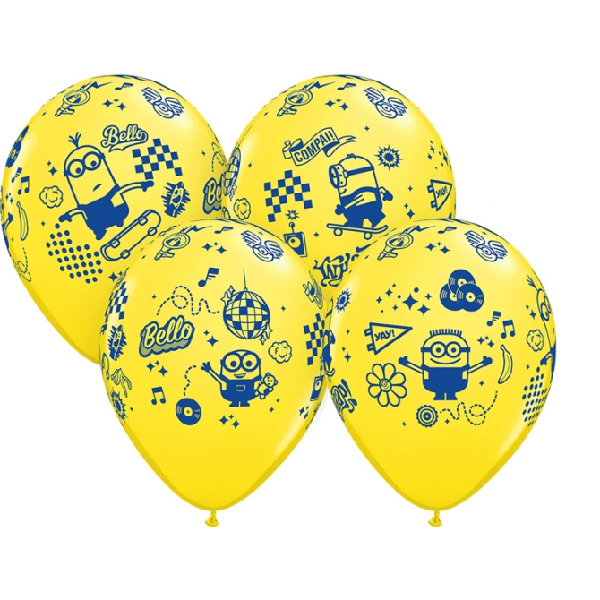 6 Palloncini Minions 2 Come Gru diventa cattivissimo 