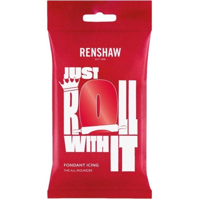 Pasta di zucchero Rosso 250g Renshaw 