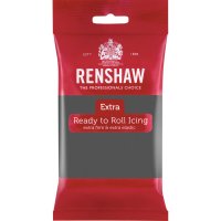Pasta di zucchero extra Renshaw grigio 250g