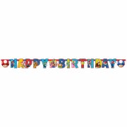 Ghirlanda Happy Birthday Mario Party (1,90 m)