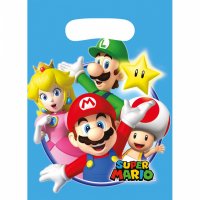 Contiene : 1 x 8 Sacchetti regalo Mario Party