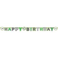 Contiene : 1 x Ghirlanda Happy Birthday partita di calcio