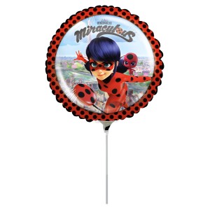 Palloncino su asticella Miraculous Ladybug