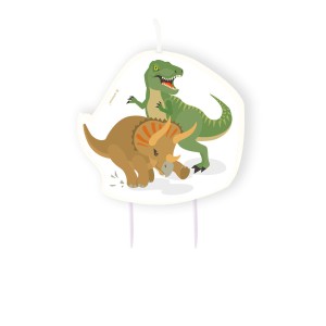 1 Maxi Candela Happy Dino (8,5 cm)