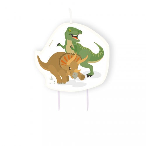 1 Maxi Candela Happy Dino (8, 5 cm) 