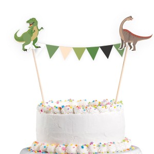 1 Striscione decorativo per torta “Happy Dino”