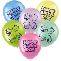 Contiene : 1 x 6 palloncini Kawaii per feste