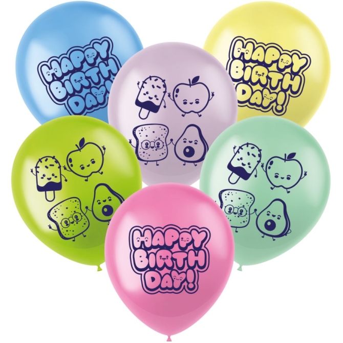 6 palloncini Kawaii per feste 