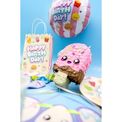 2 Mini-Piñata a strappo a tema ciambella e gelato, festa Kawaii. n°3