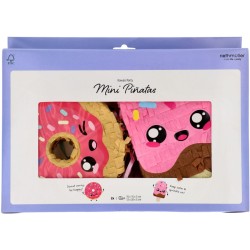 2 Mini-Piñata a strappo a tema ciambella e gelato, festa Kawaii. n°7