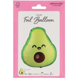 Palloncino in alluminio a elio Avocado Kawaii Party � 60 cm. n�1