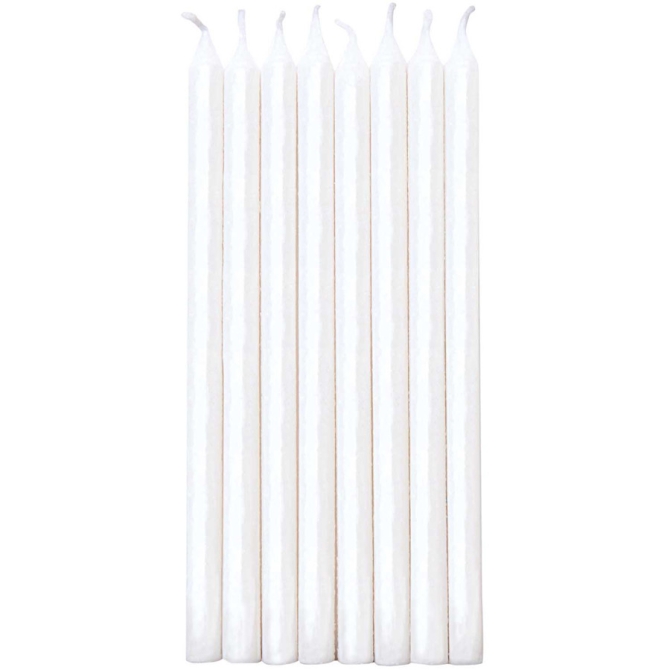 16 Candele Eleganza (12 cm) - Bianco 