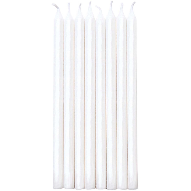 16 Candele Eleganza (12 cm) - Bianco 