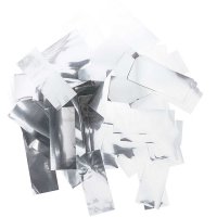 Coriandoli strisce maxi - Argento