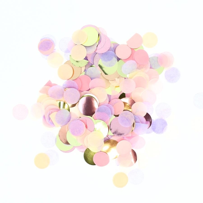 Mix coriandoli - Rosa pastello e lilla 