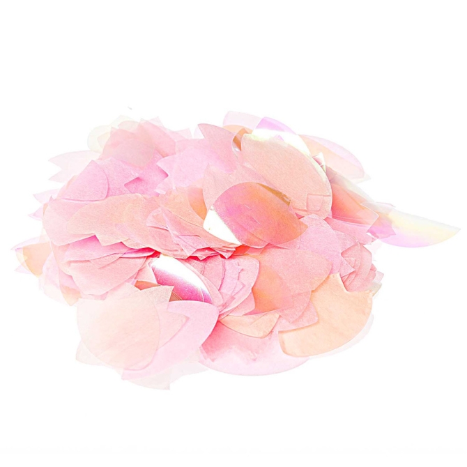 Coriandoli Mix - Fiori di ciliegio (rosa / salmone / iridescenti) 
