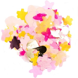 Coriandoli mix fiori - Rosa