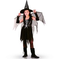 Travestimento da Strega Gotica taglia 8-10 anni