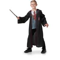 Travestimento Harry Potter + Bacchetta + Occhiali taglia 7-8 anni