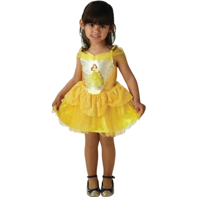 Costume Disney Principessa Belle Ballerina Taglia 3-6 anni 