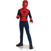 Costume Spiderman classico + Guanti Taglia 7-8 anni