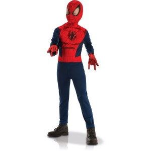Costume Spiderman classico + Guanti