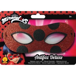 Maschera Lupo Glitterata - Ladybug. n2