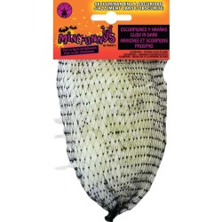 Assortimento di 6 ragni fosforescenti e 6 scorpioni. n1