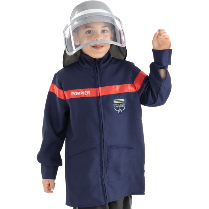 Kit costume da pompiere francese - Taglia 5-8 anni 