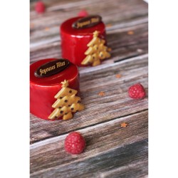 2 Alberi di Natale Oro - Cioccolato Fondente. n1