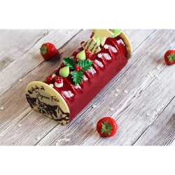 2 Stecchini Decorativi con Agrifoglio Verde a 3 Foglie (5, 5 cm) - Plastica. n°1