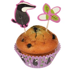 Kit 24 Pirottini e decorazioni per cupcake Signor Tasso. n2