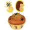 Kit 24 Pirottini e decorazioni per cupcake Signora Riccio images:#2