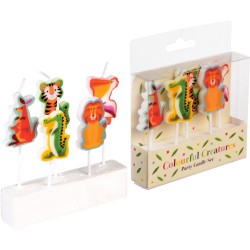 5 Mini candele Animali Colorama (3, 5 cm). n1